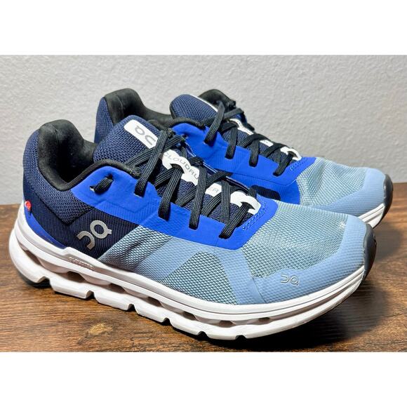 On Cloud Cloudrunner Shoes Women’s Blue Running Mesh Comfort Low Sneakers Size 7 - Picture 1 of 12